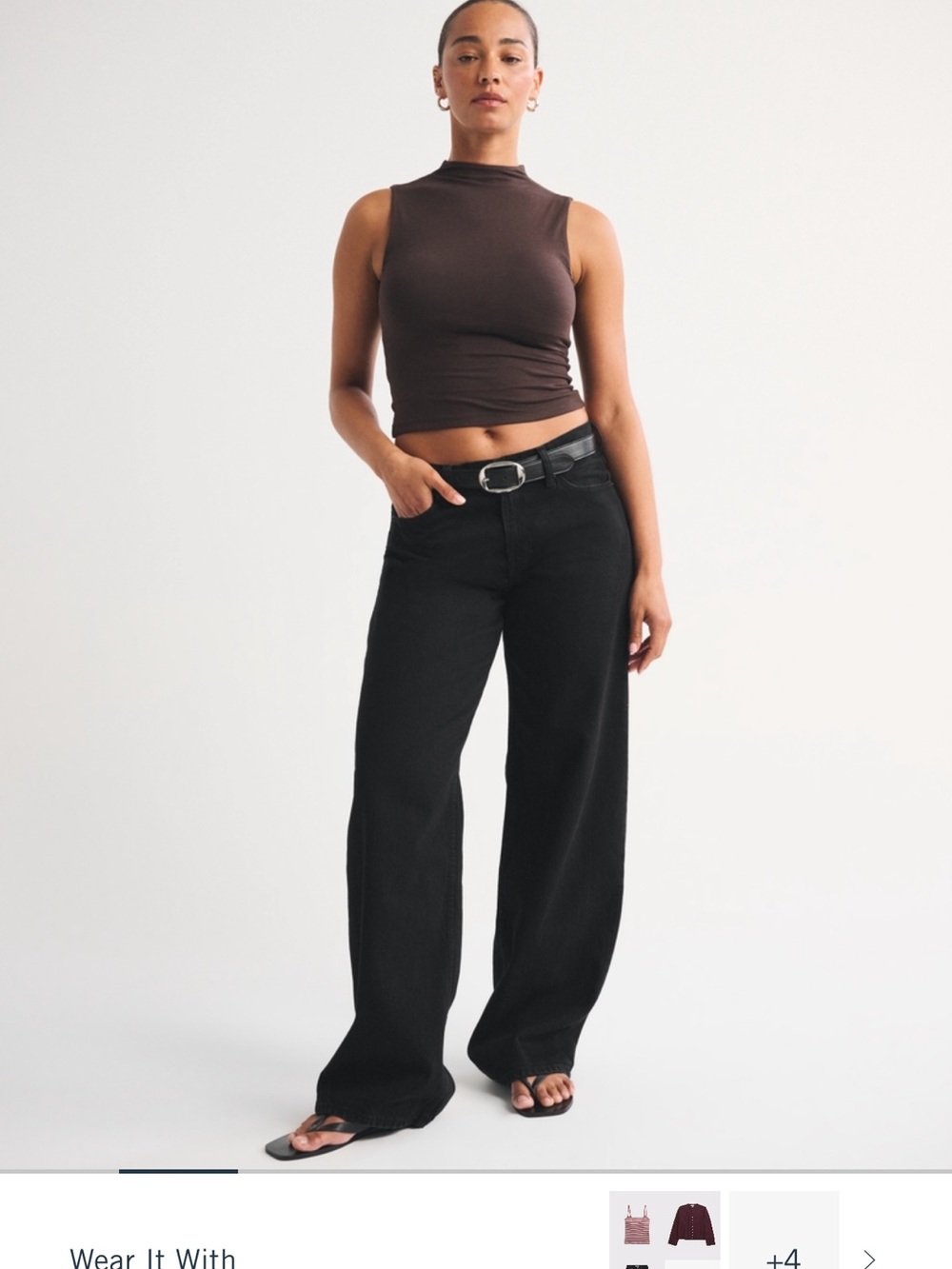 Abercrombie & Fitch Low Rise Lose Jean